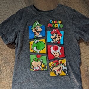 Nintendo Kids Graphic T-Shirt - Gray
